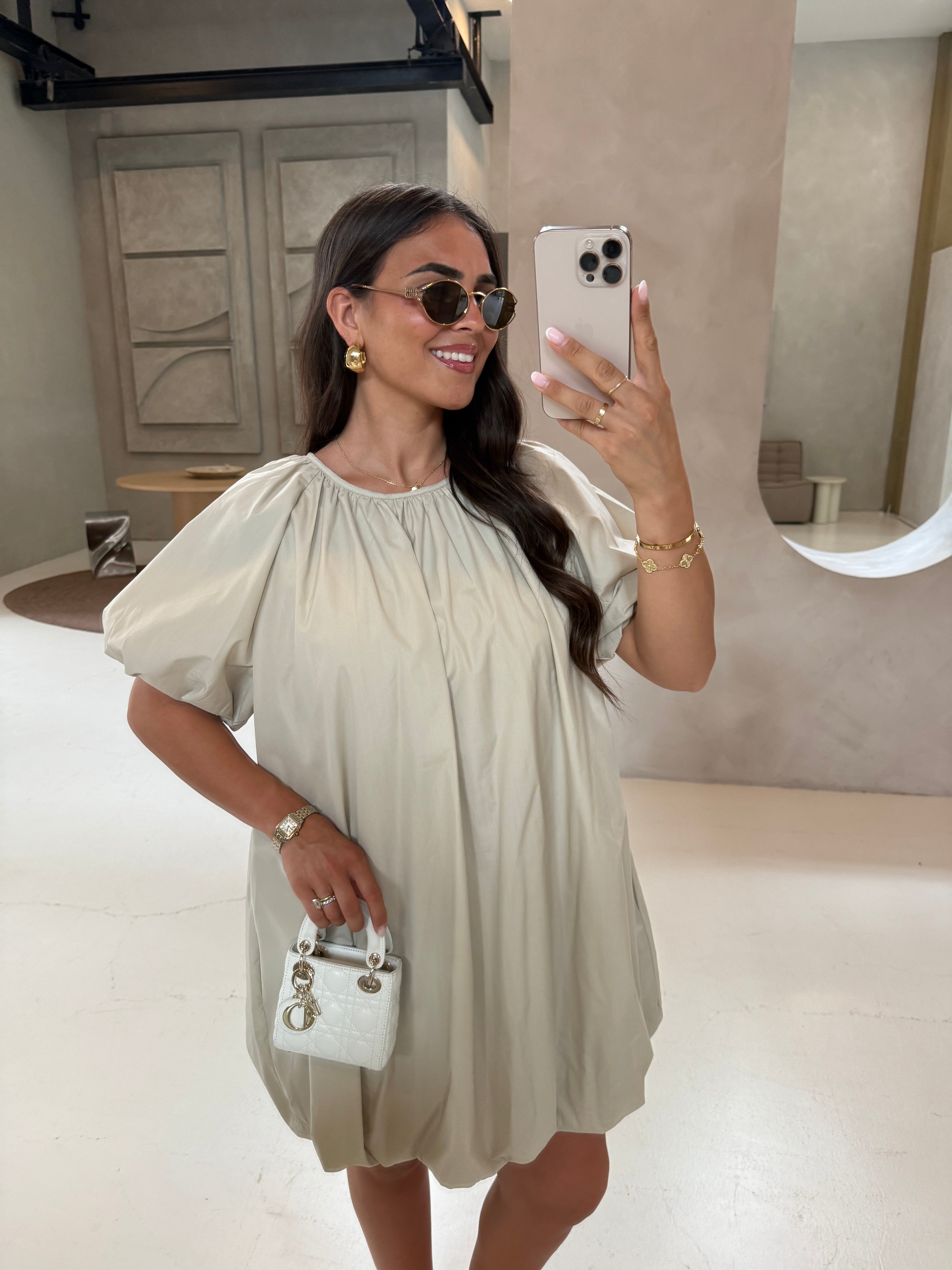 Robe LUA courte beige (SC236)
