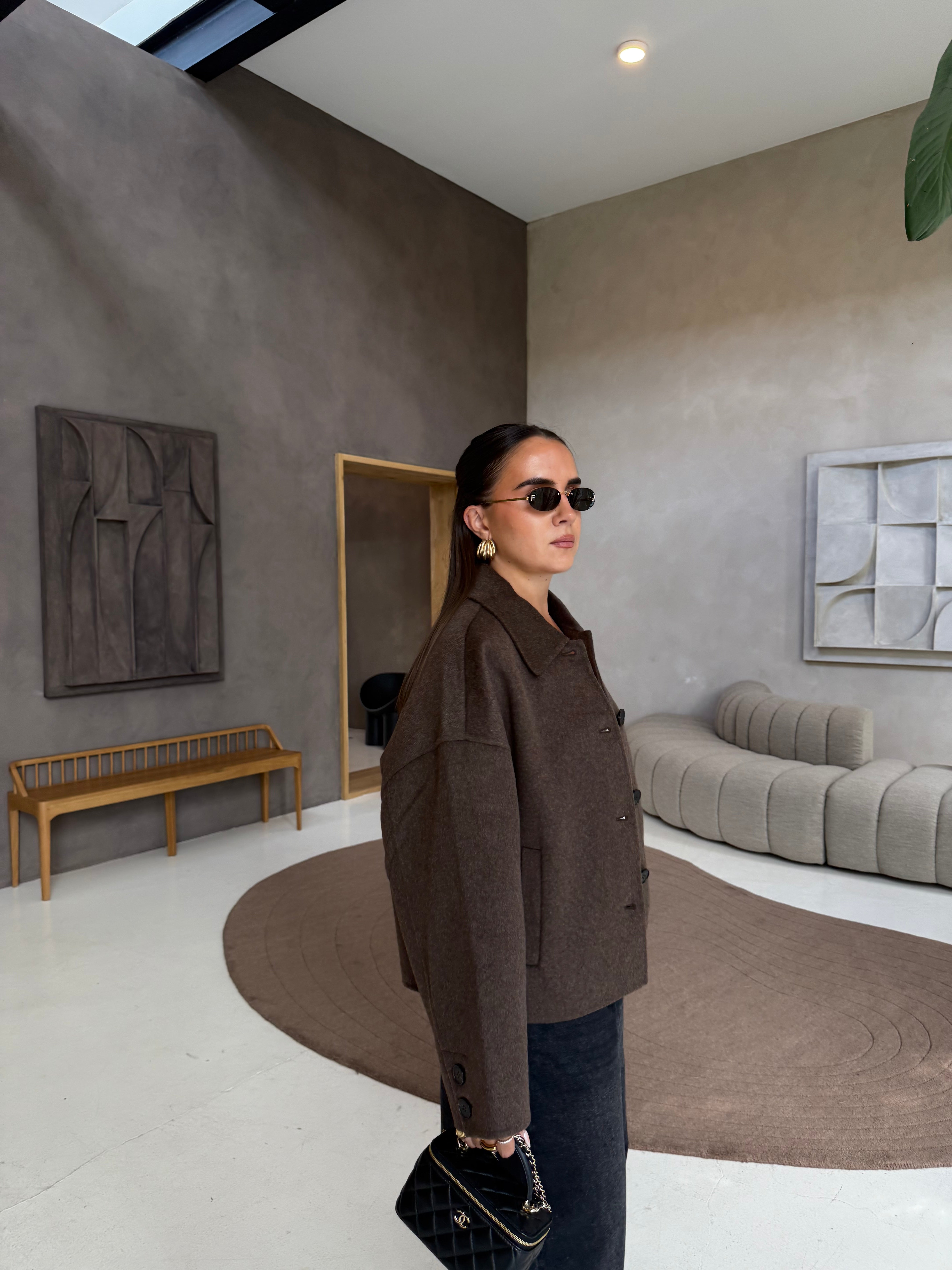 Veste JUDITH marron (M-2433)