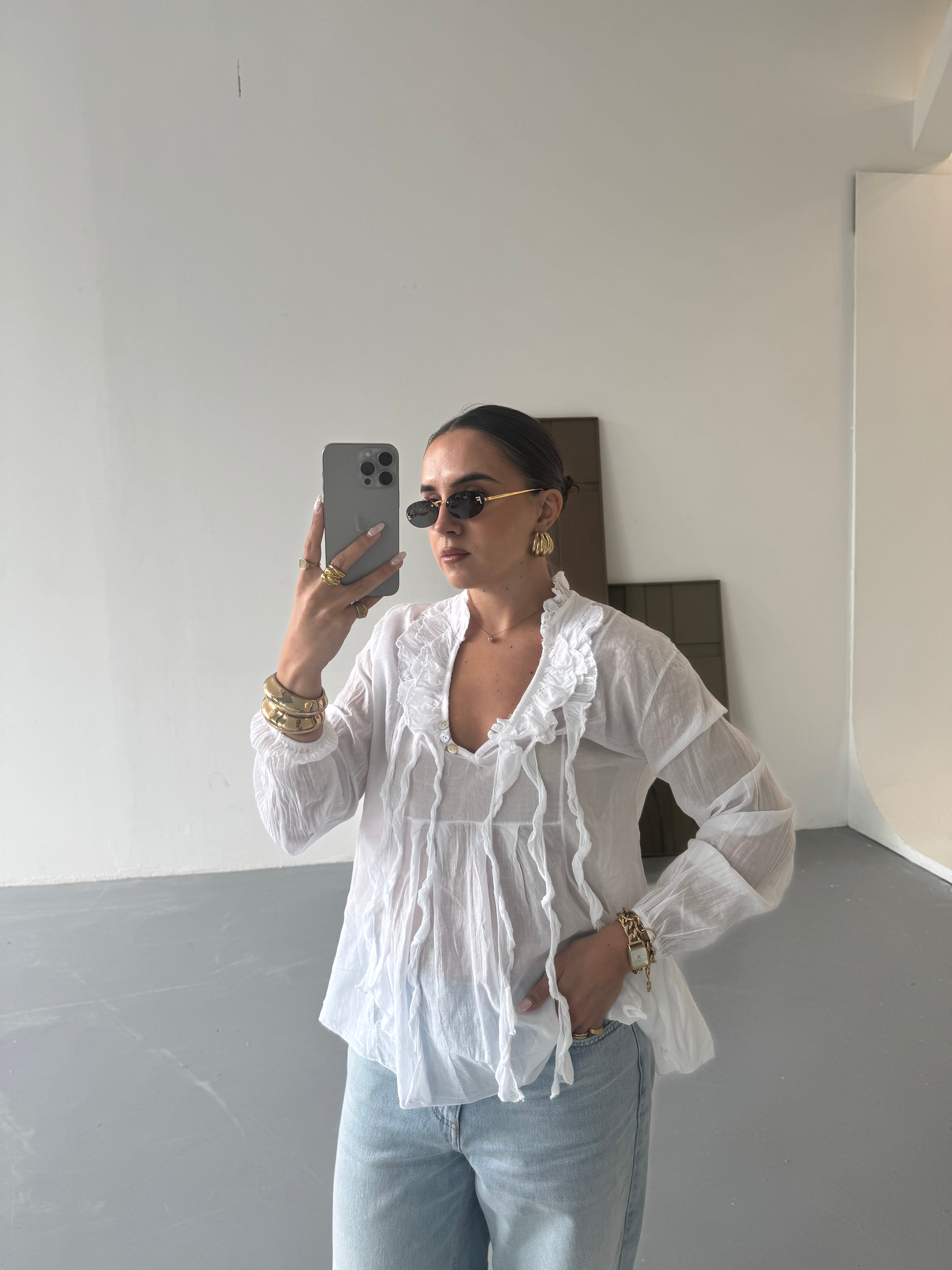 Chemise FIL blanche