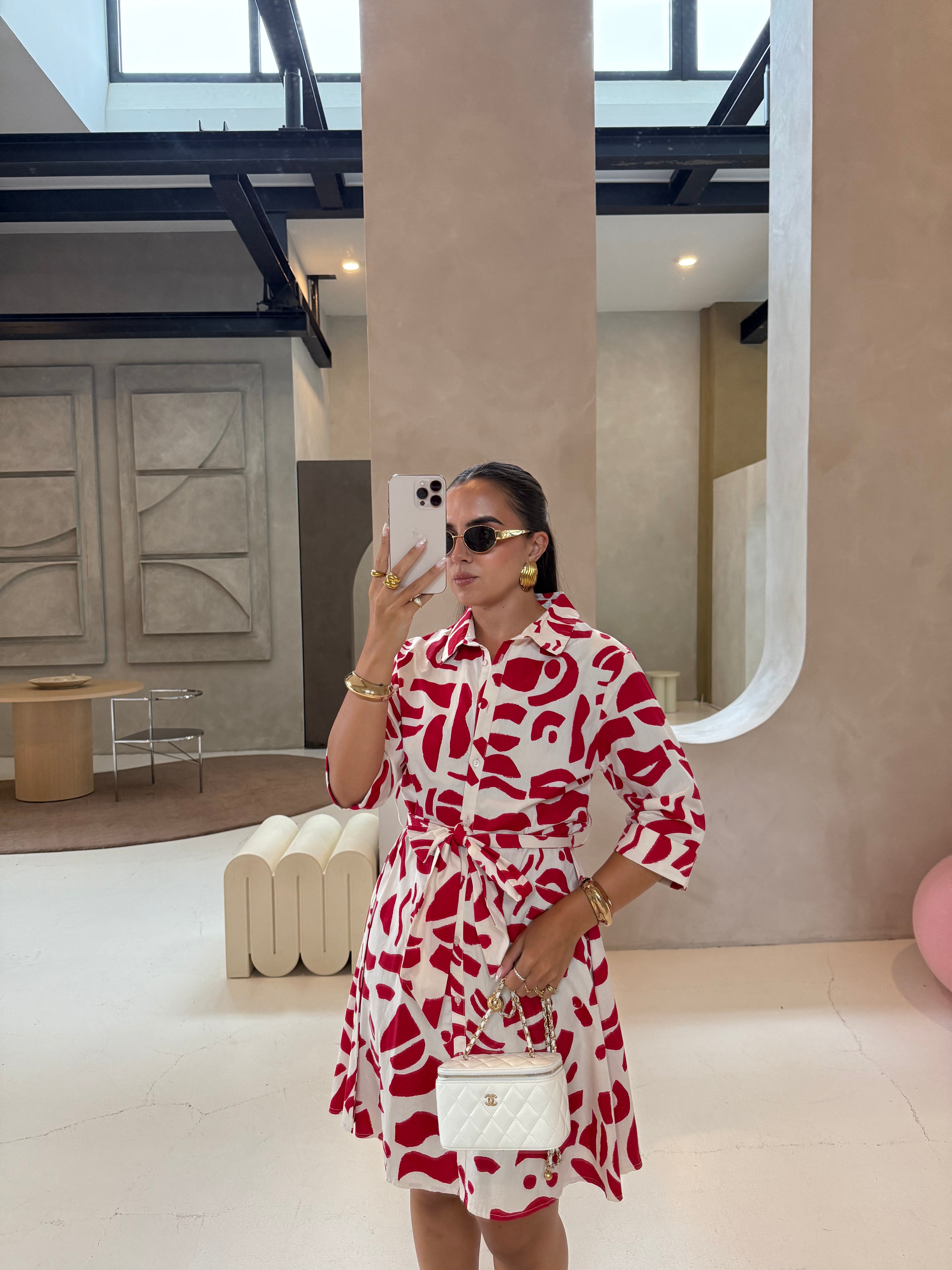 Robe BIBA courte rouge