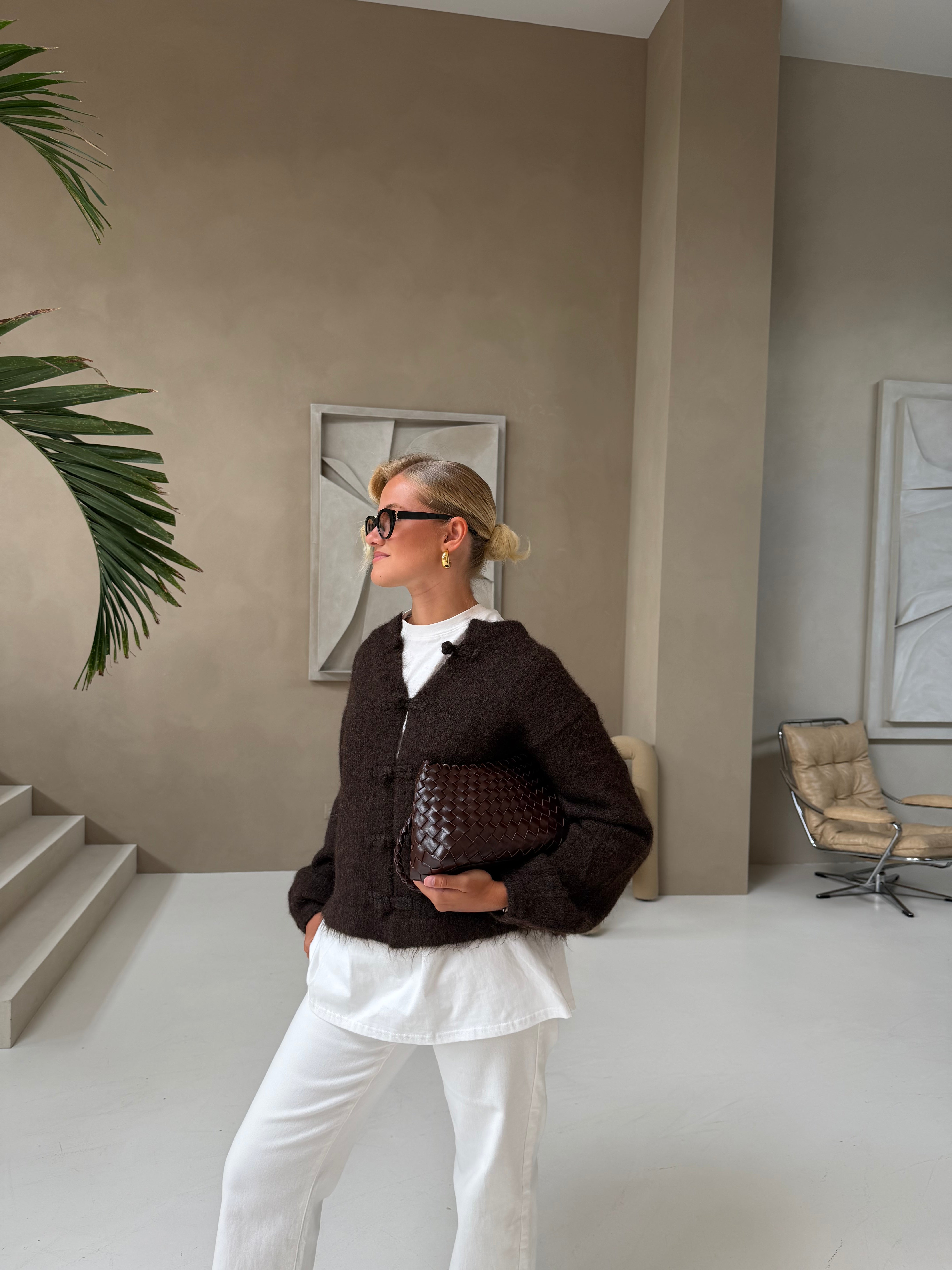 Gilet YUAN marron (B2023)