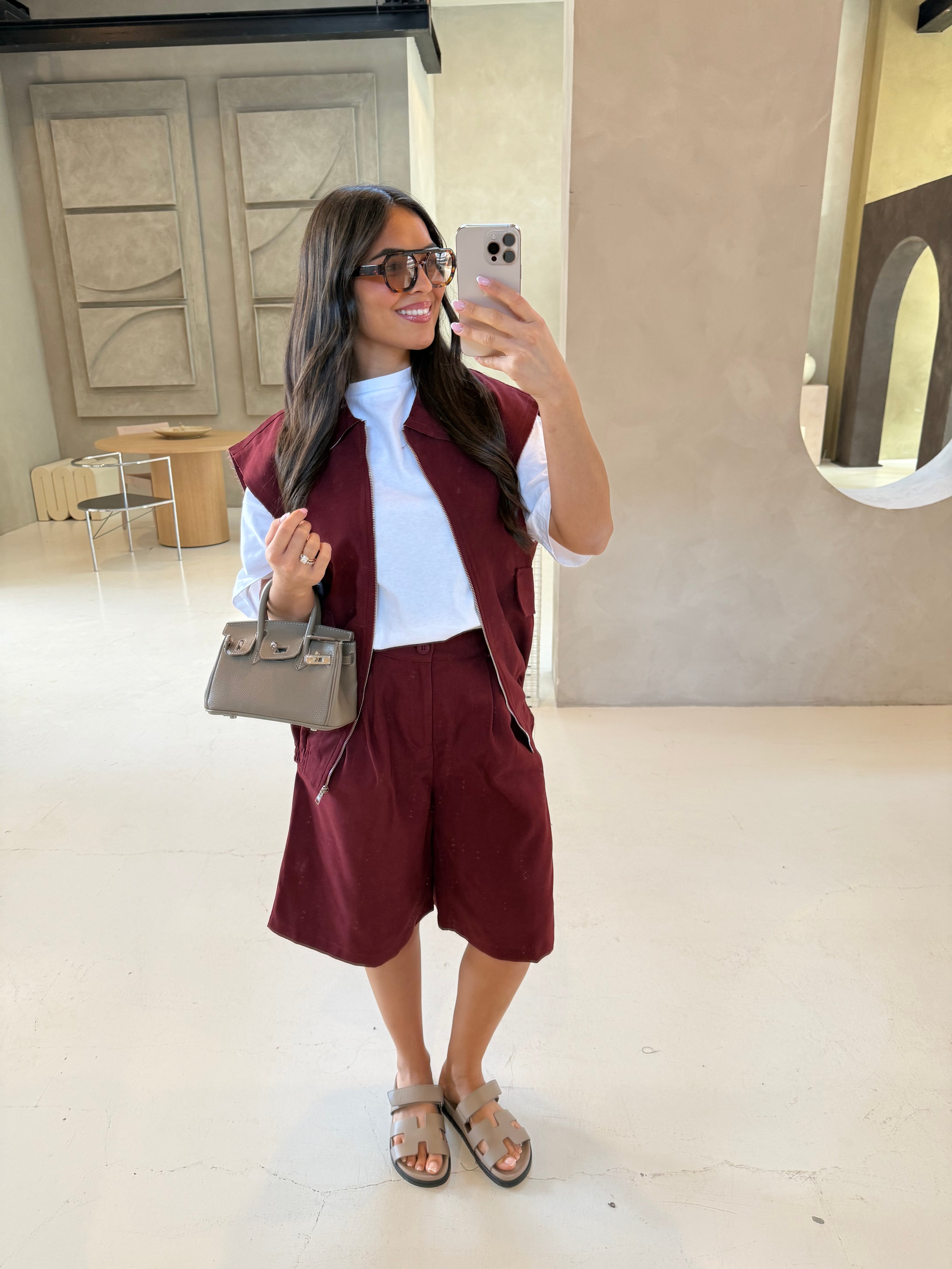 Veste ORLA bordeaux