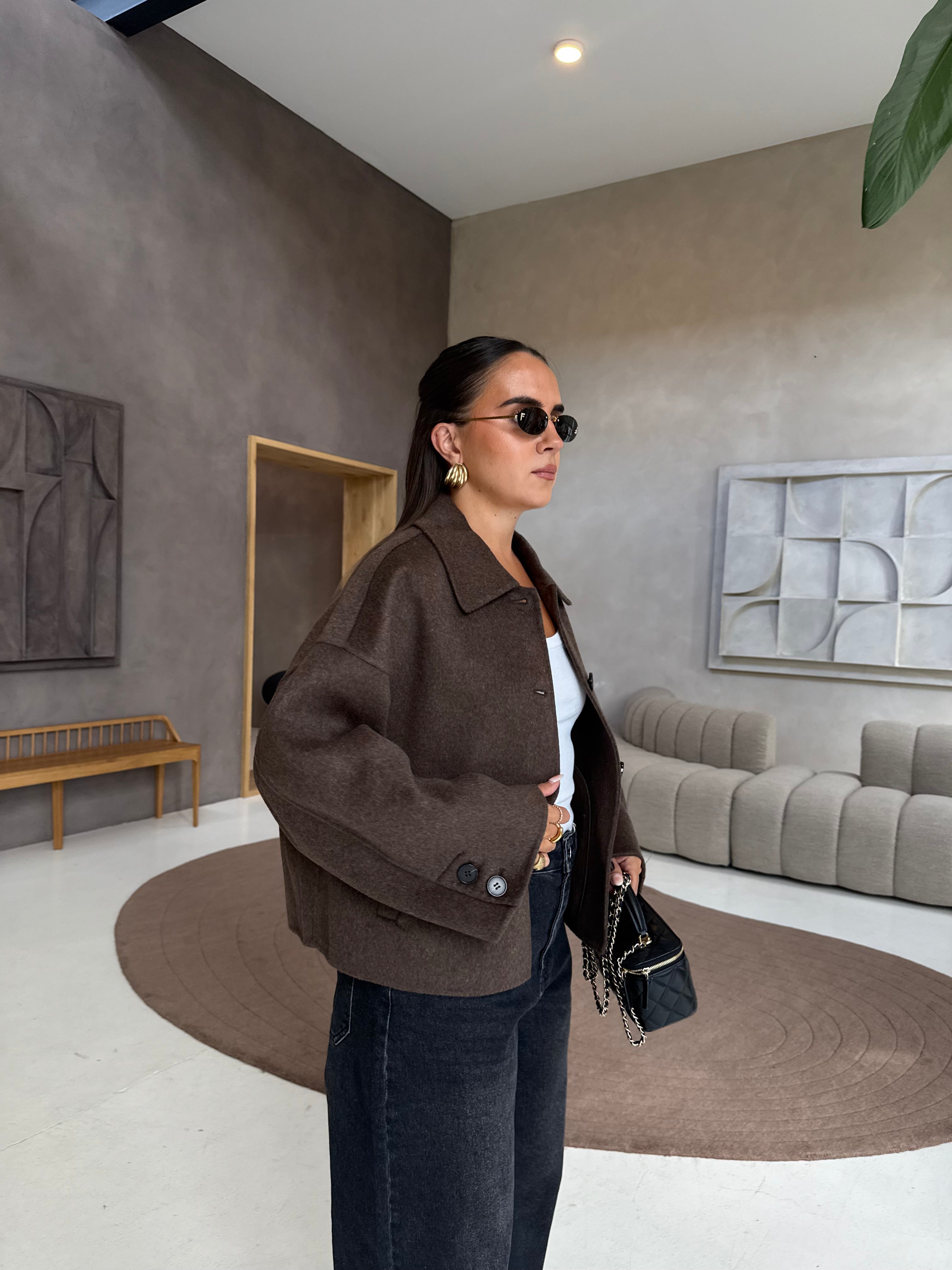 Veste JUDITH marron (M-2433)