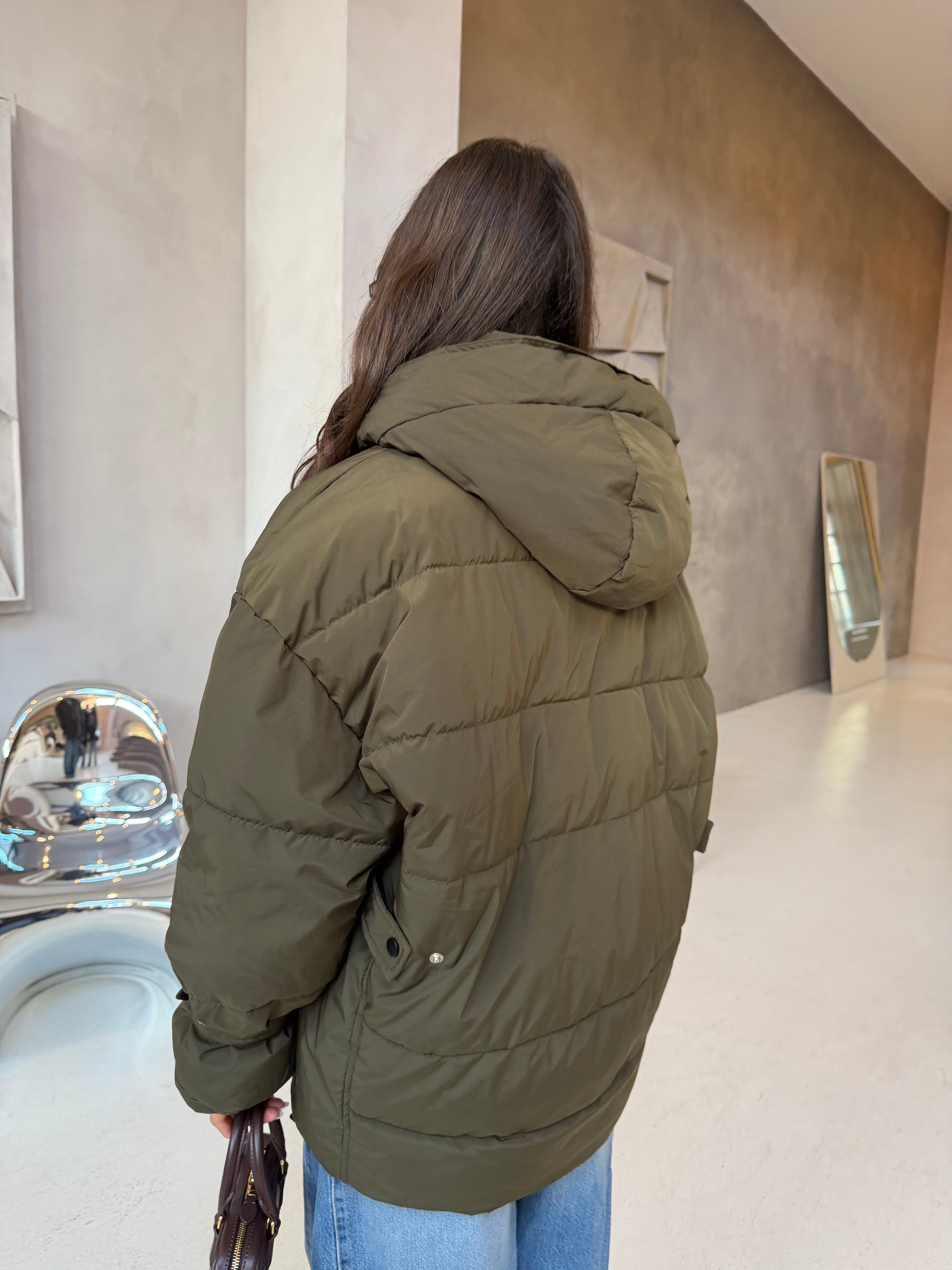 Doudoune ESTAN kaki (J001-1)