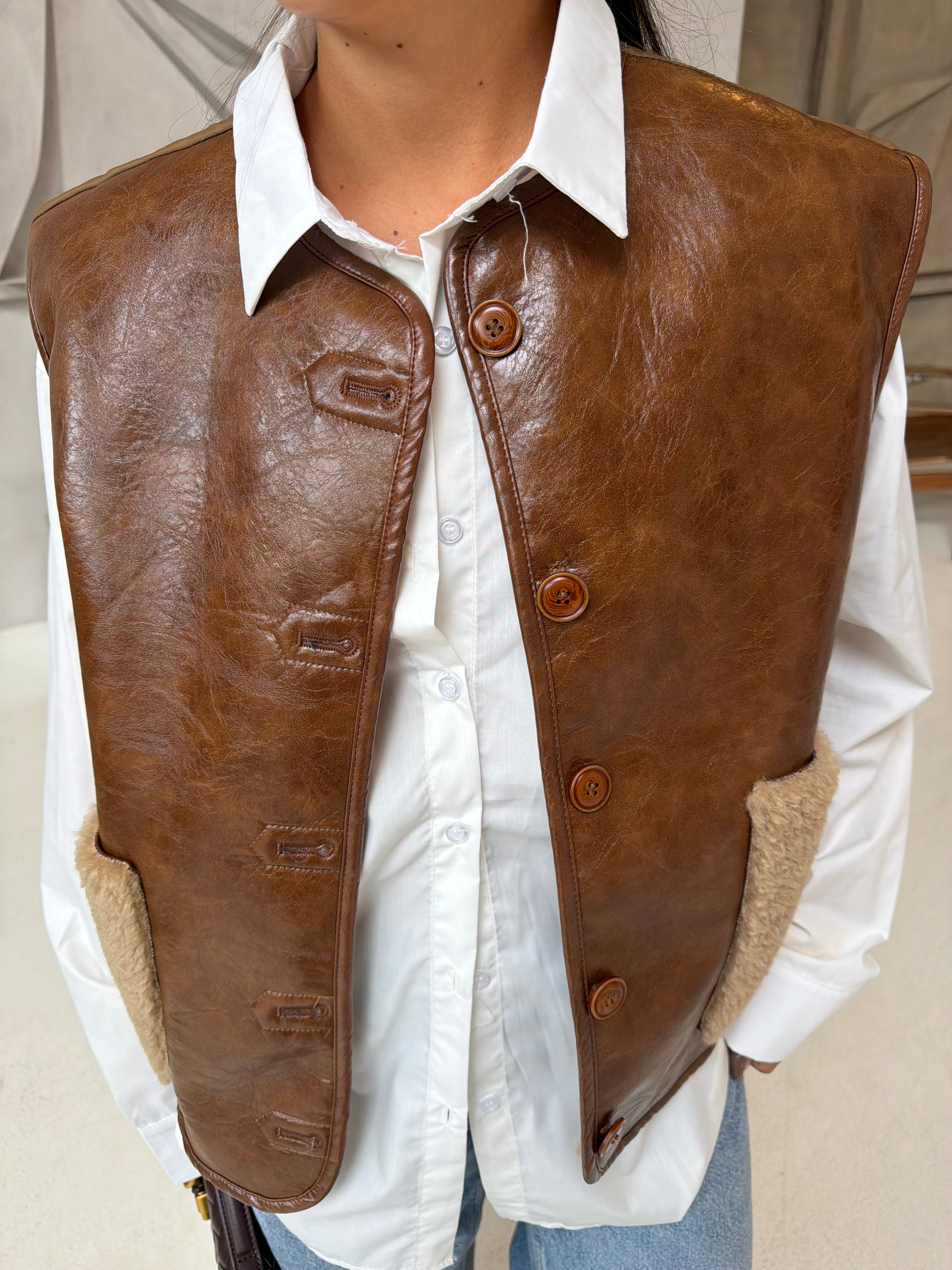 Veste sans manche réversible (SC322)