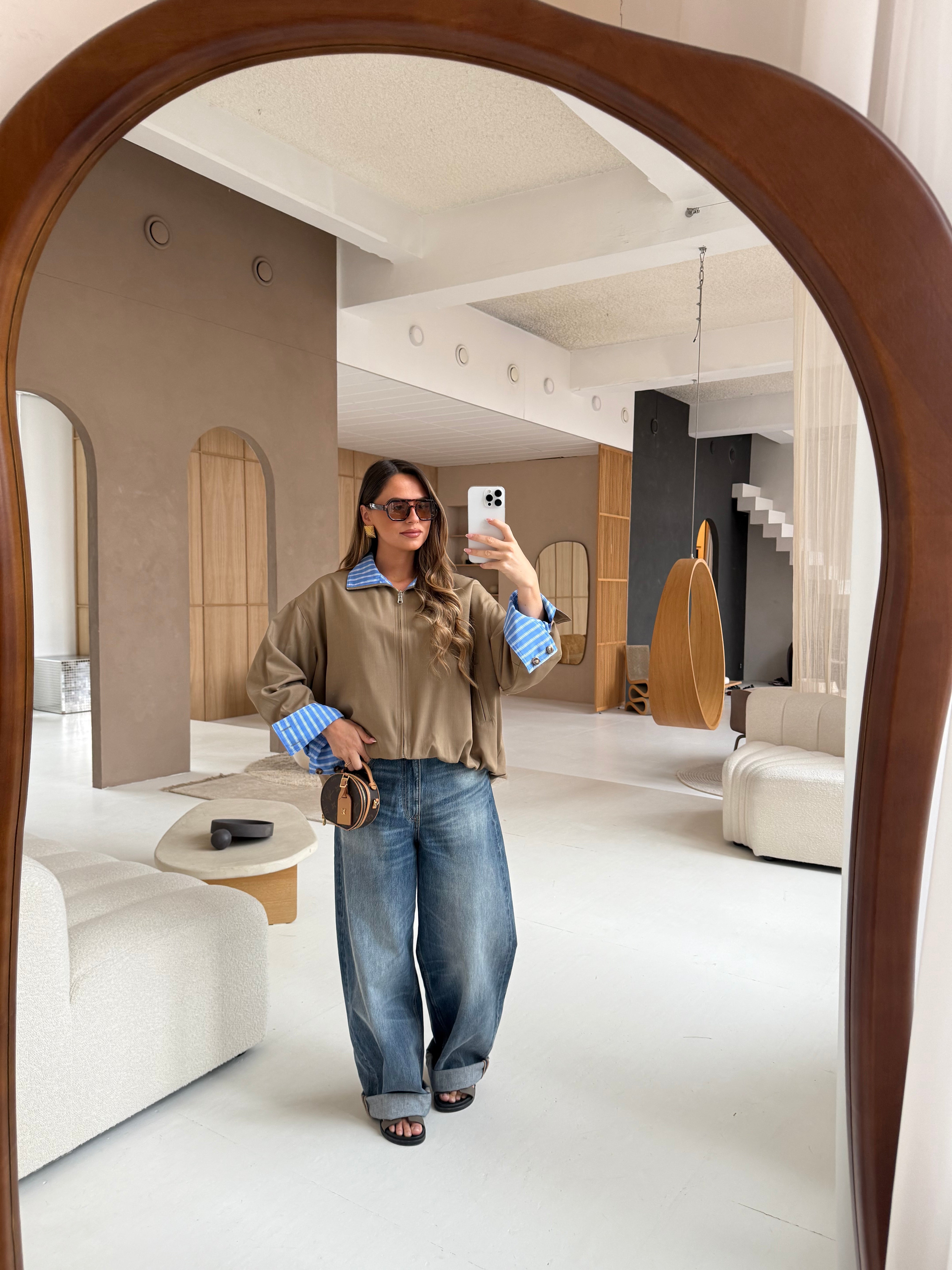 Veste camel réversible (9006)