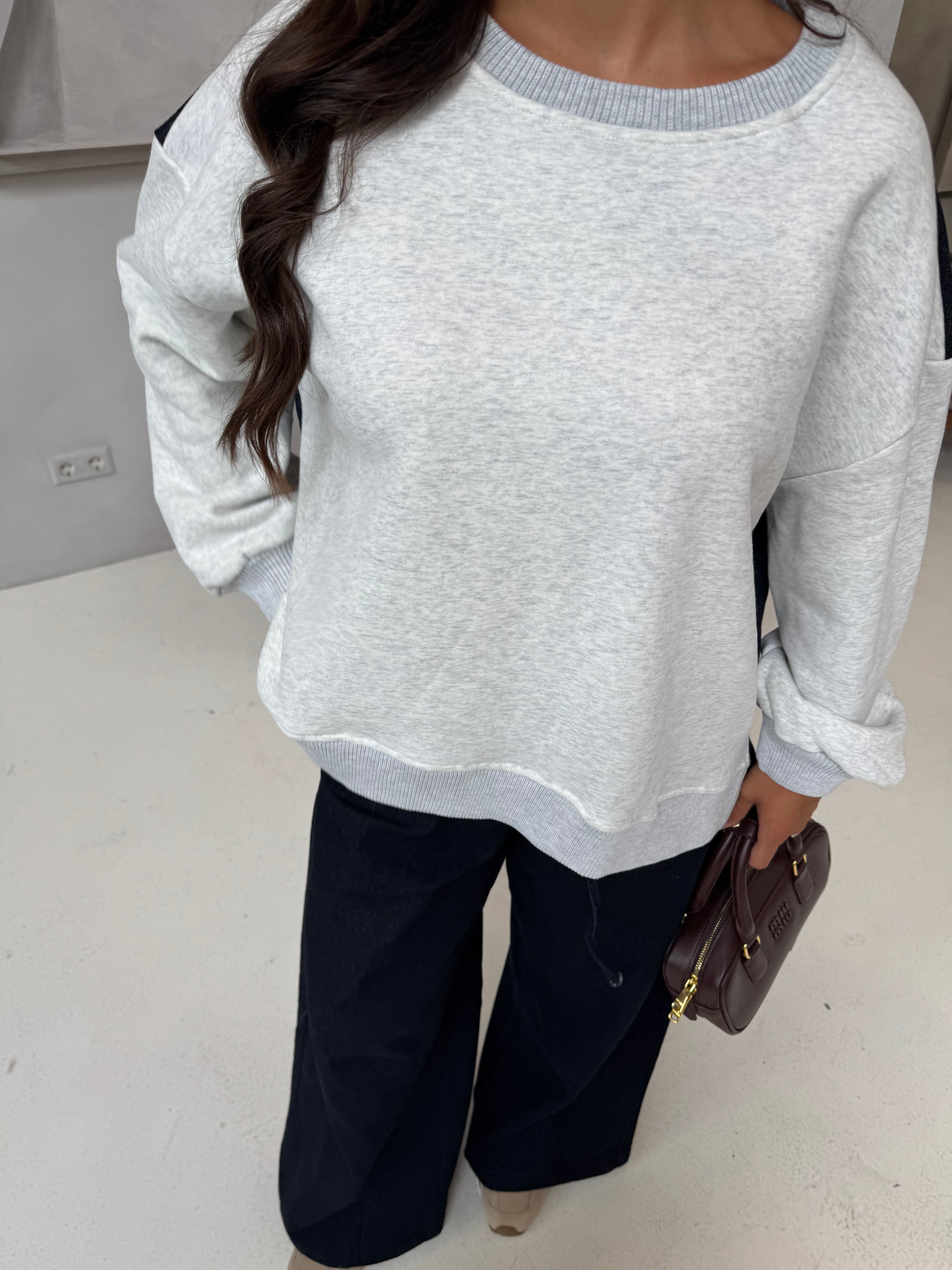 Sweat-shirt BELLA gris (31036A)