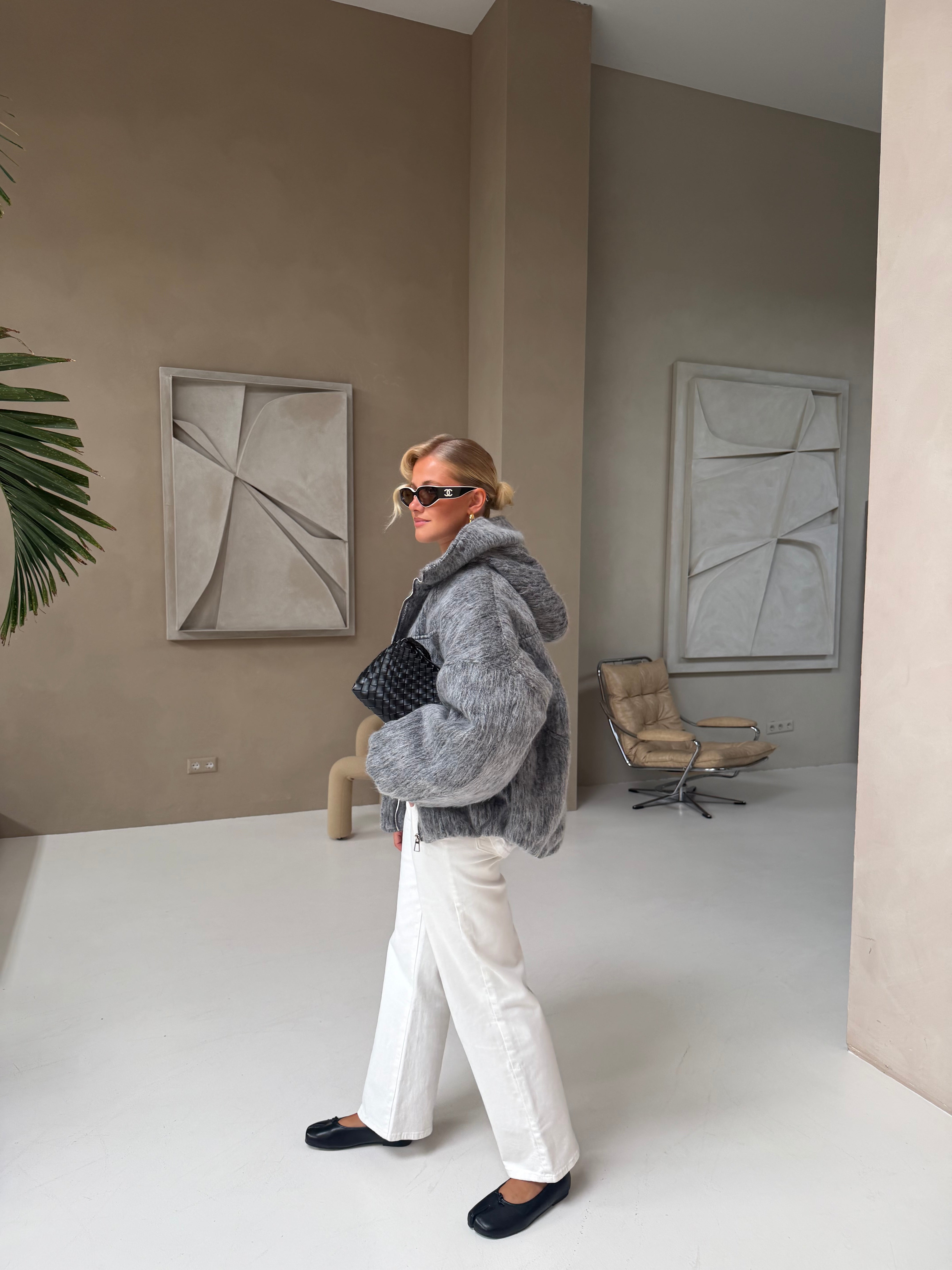 Manteau MINAYA gris (JZ010)