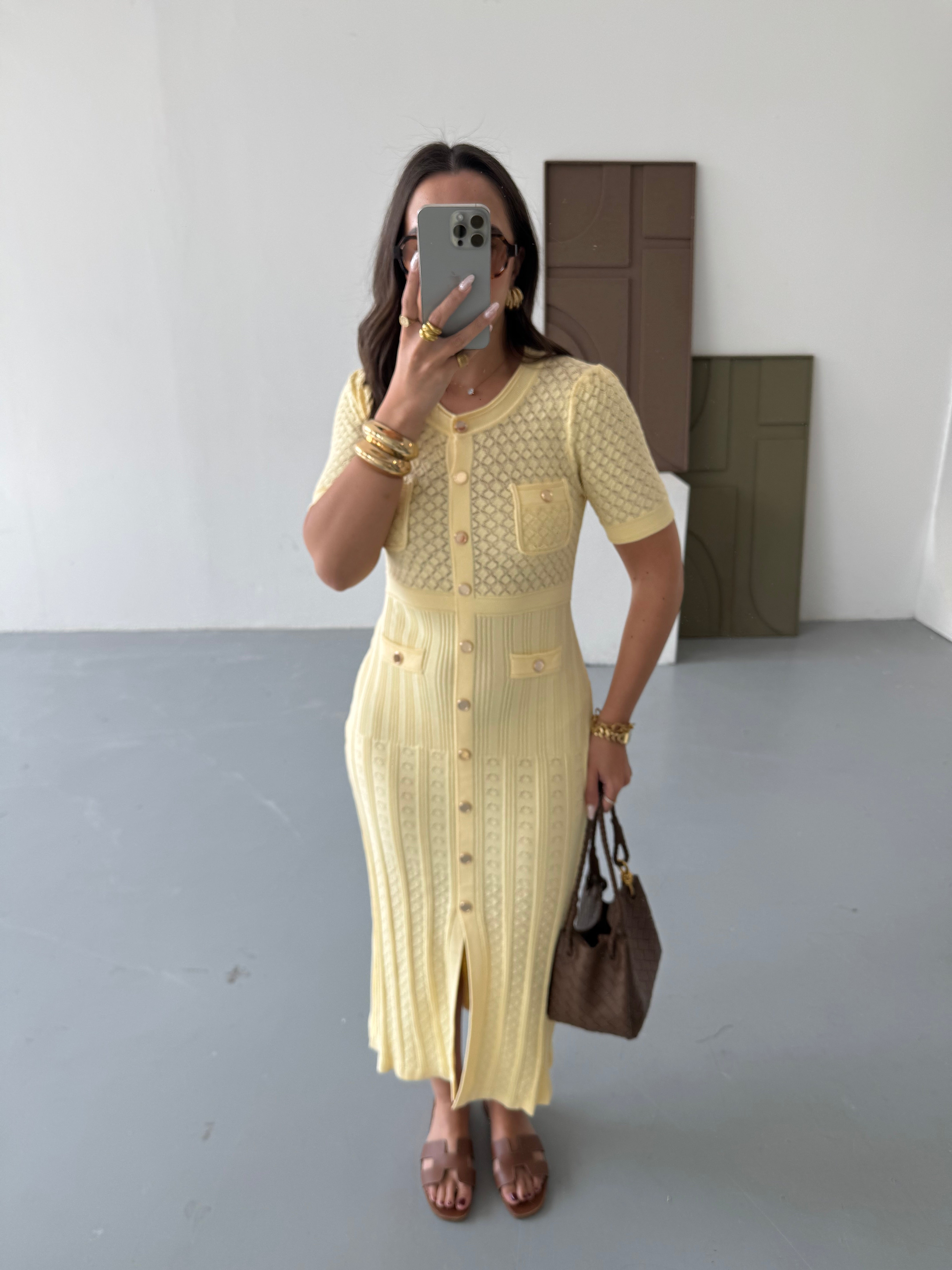Robe ROSA jaune (3132)
