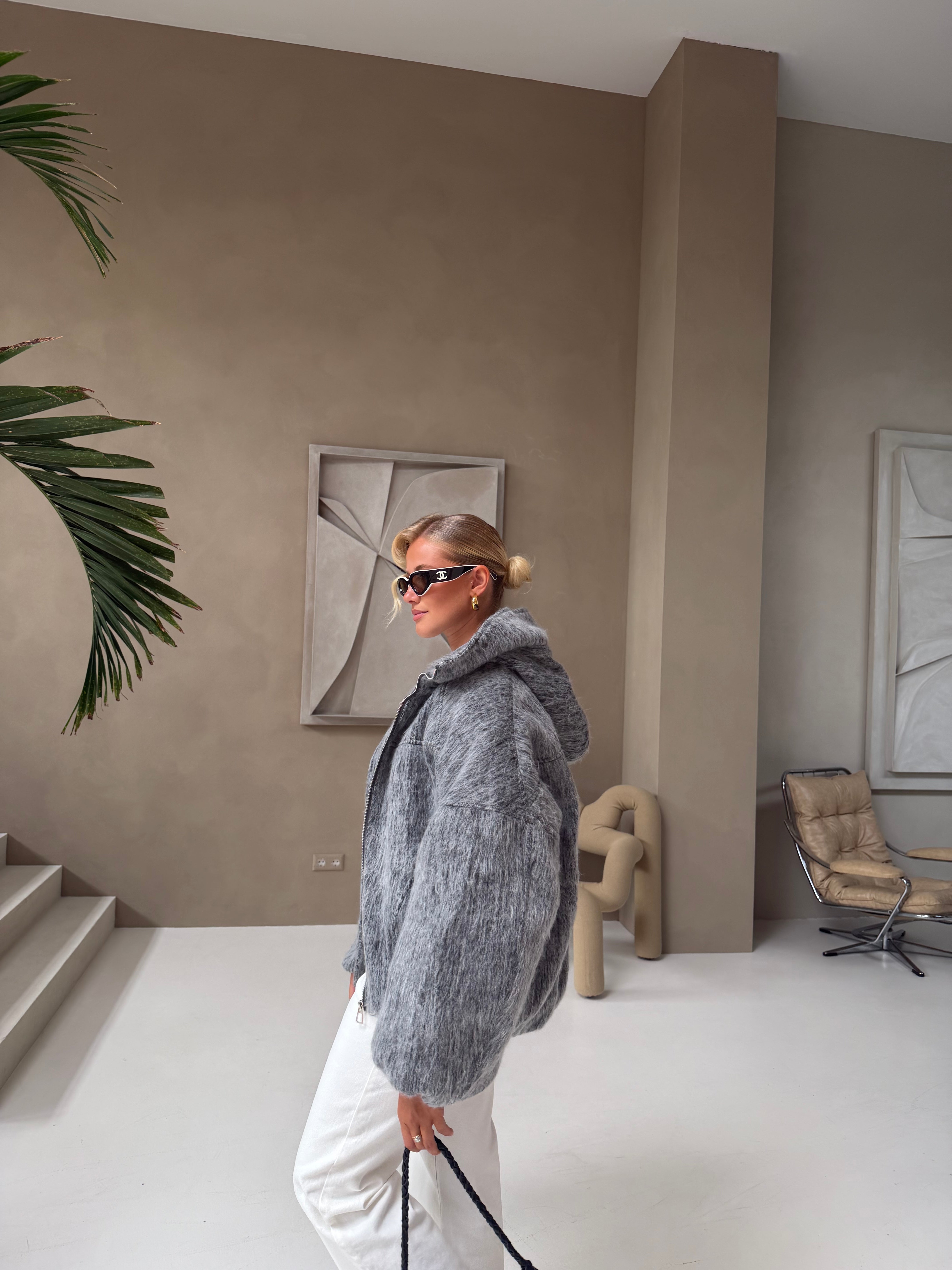 Manteau MINAYA gris (JZ010)