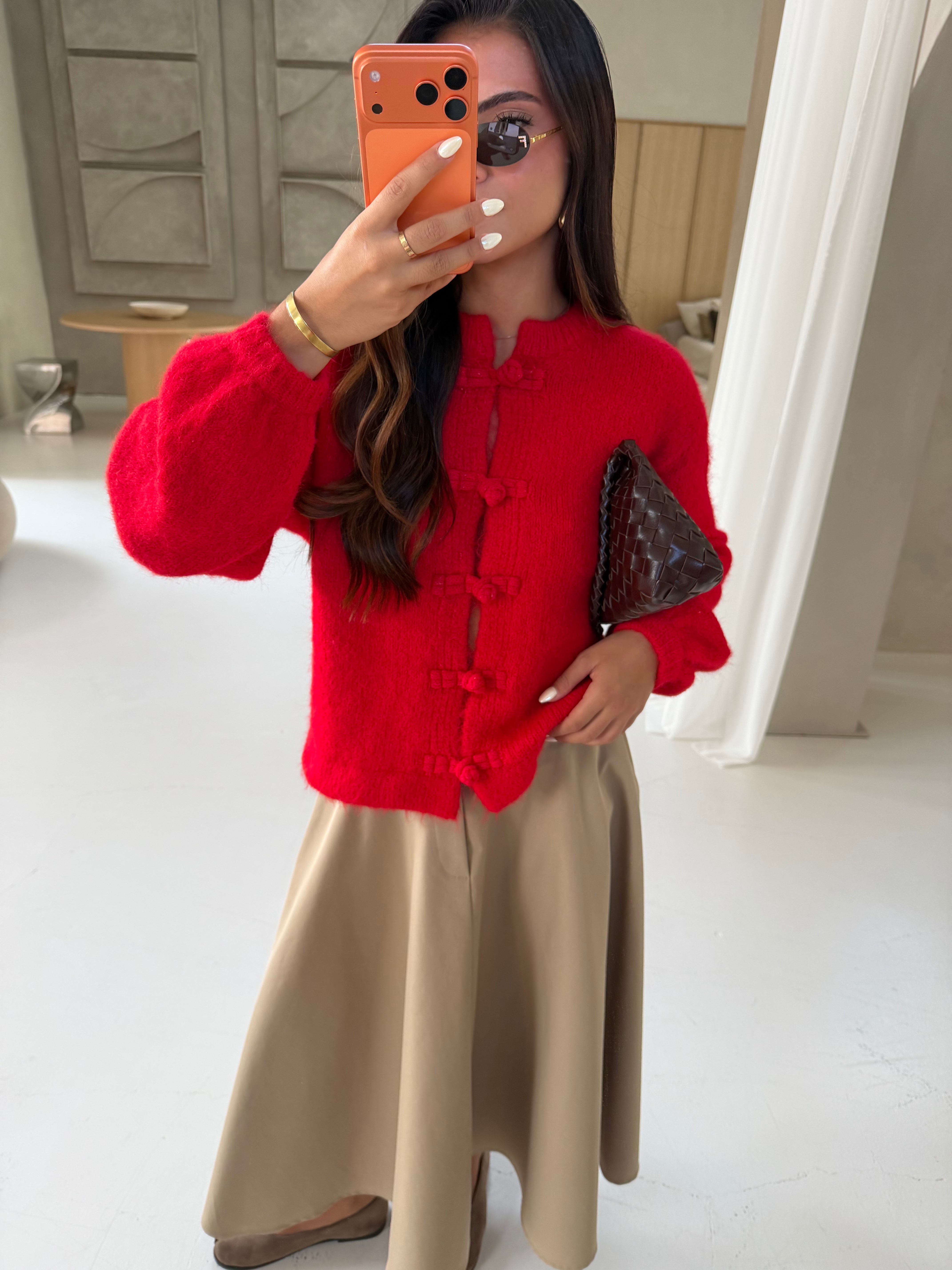 Gilet YUAN rouge (B2023)