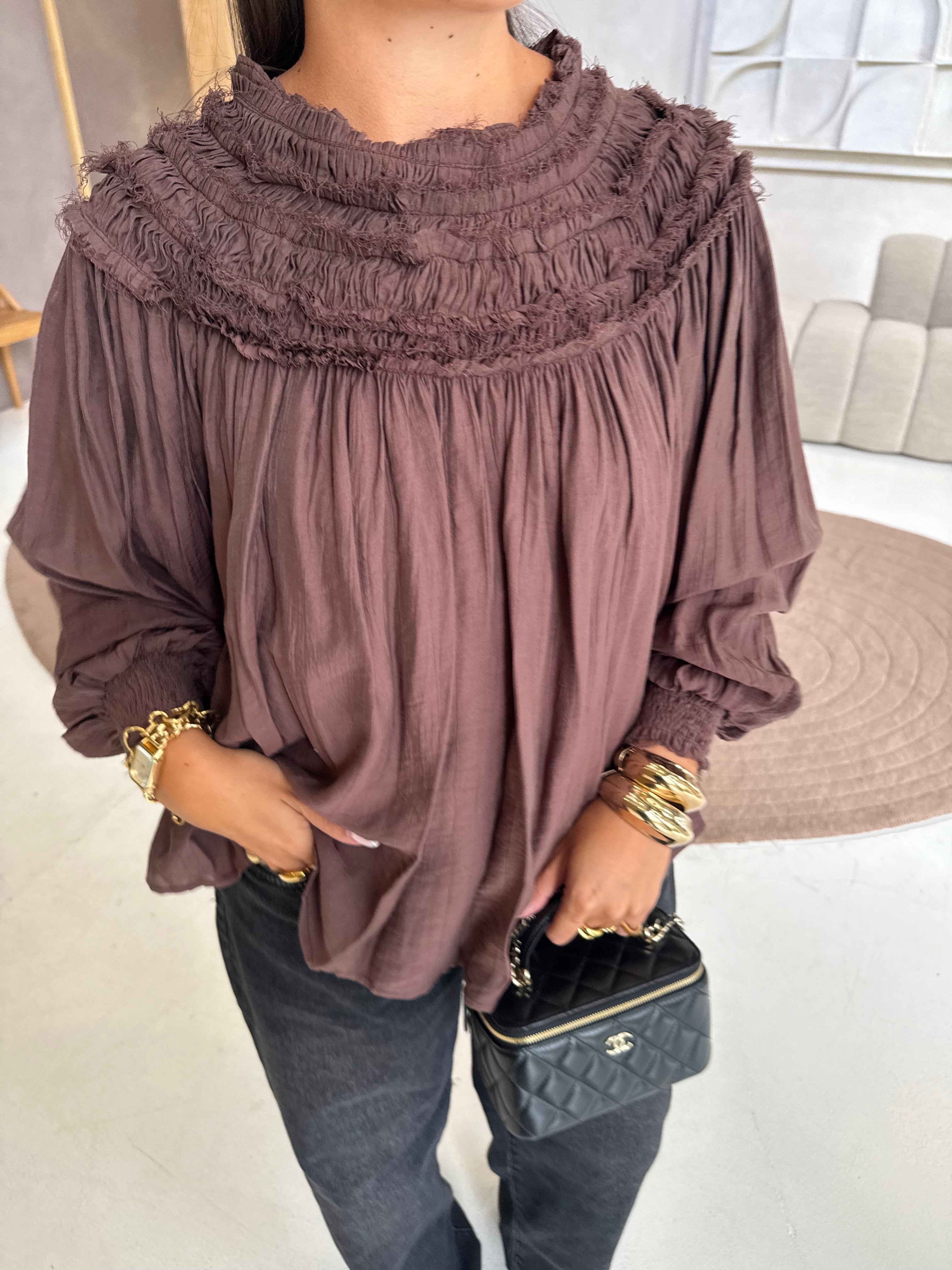 Chemise NAY violet (JY5106)