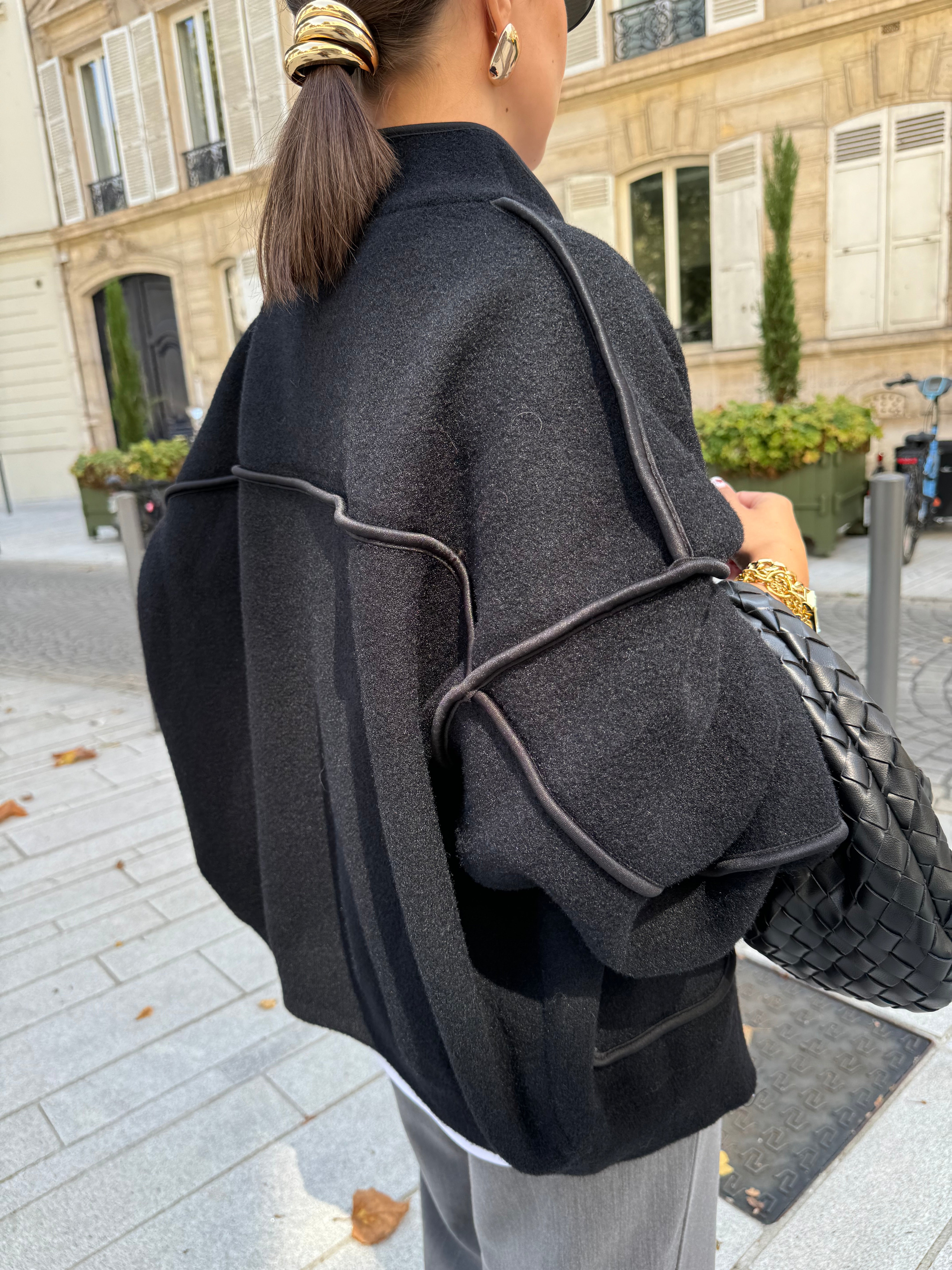 Veste ZAZA noire (A301)