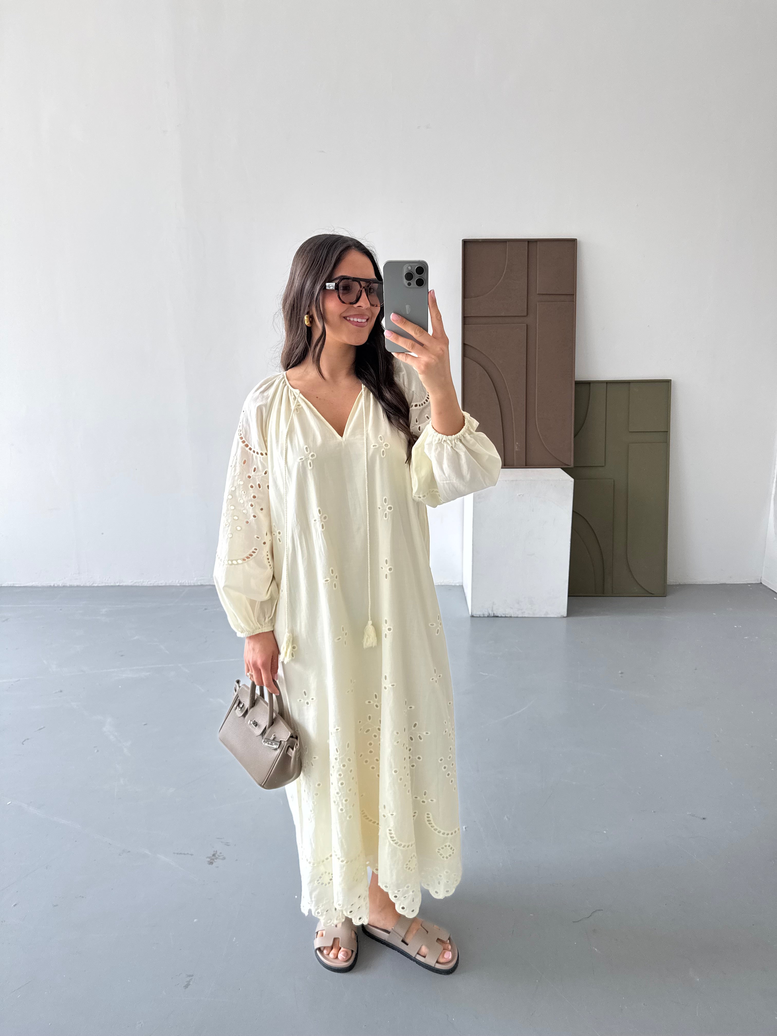 Robe REBECCA crème