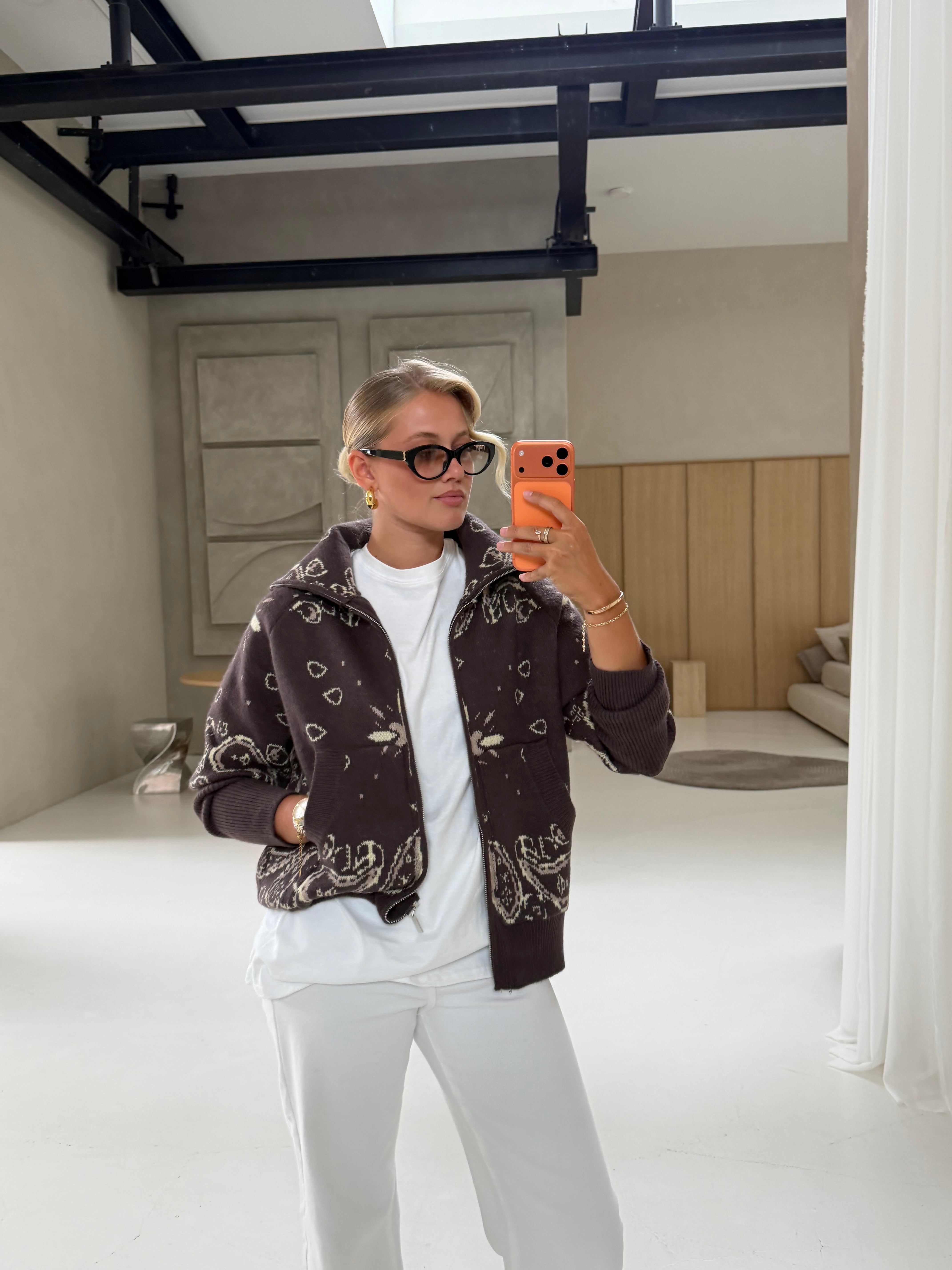 Gilet Bandana marron (26001)