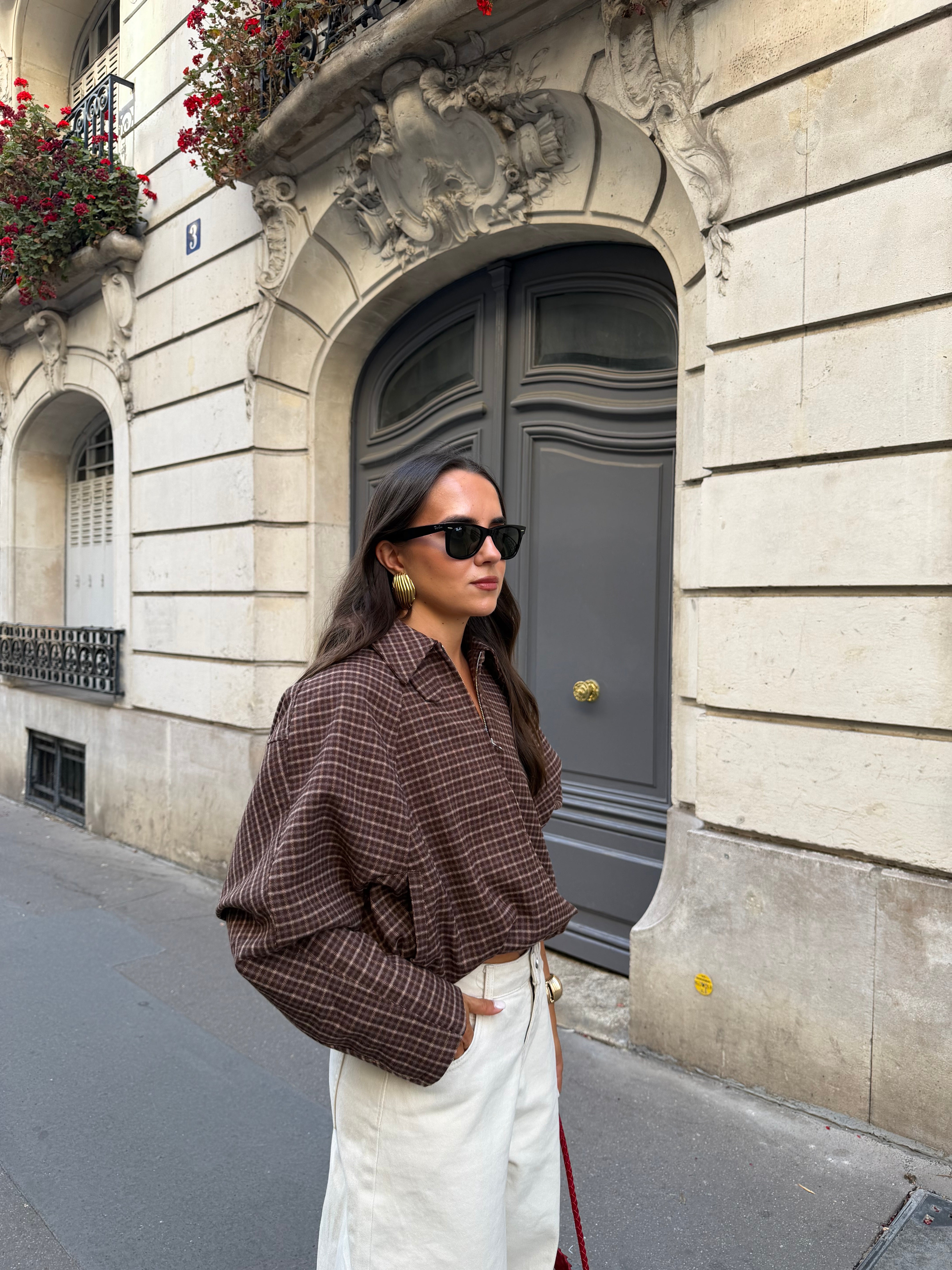 Veste QUADRO marron (MA002)
