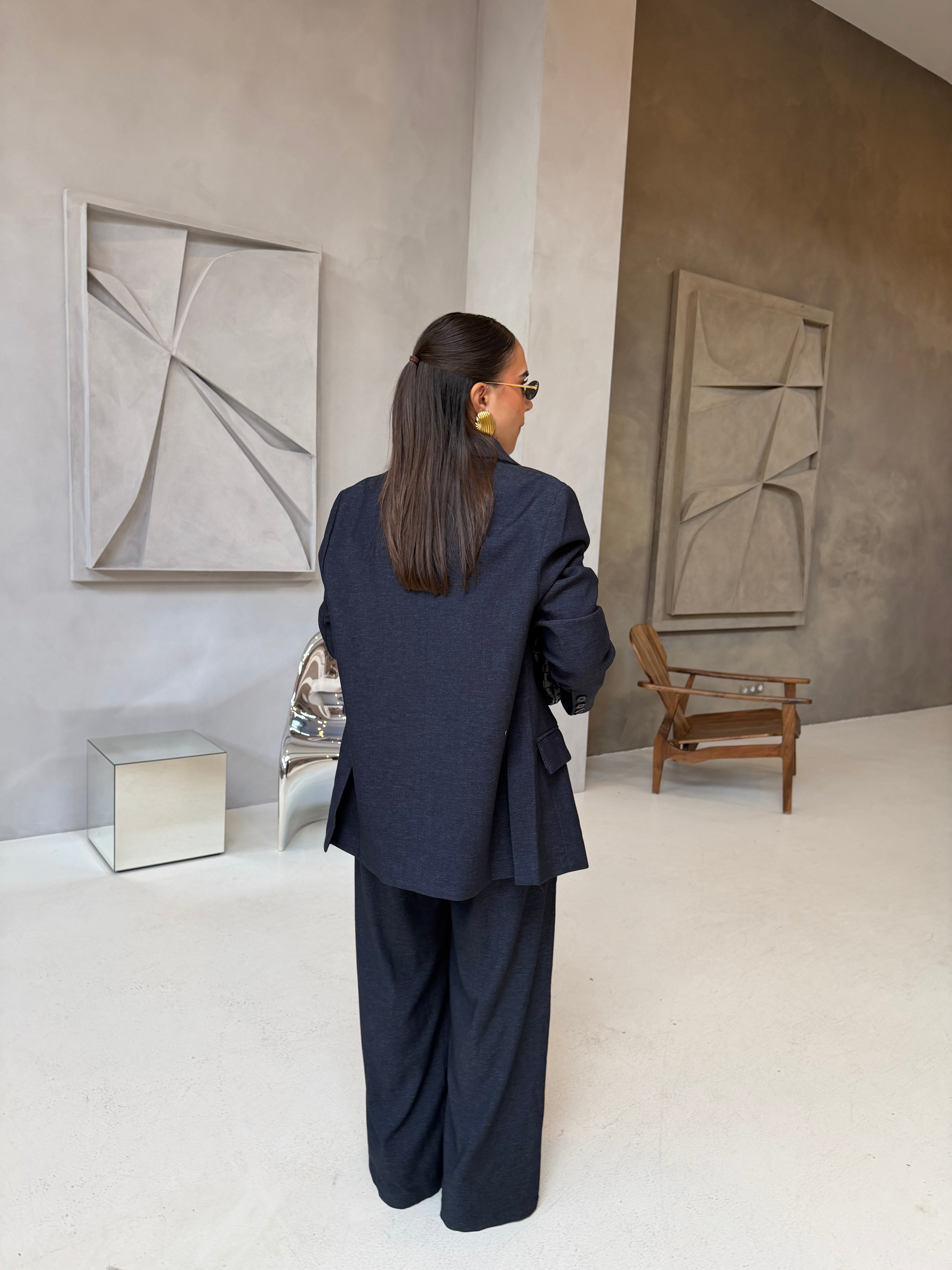 Blazer bleu jean (53032A)