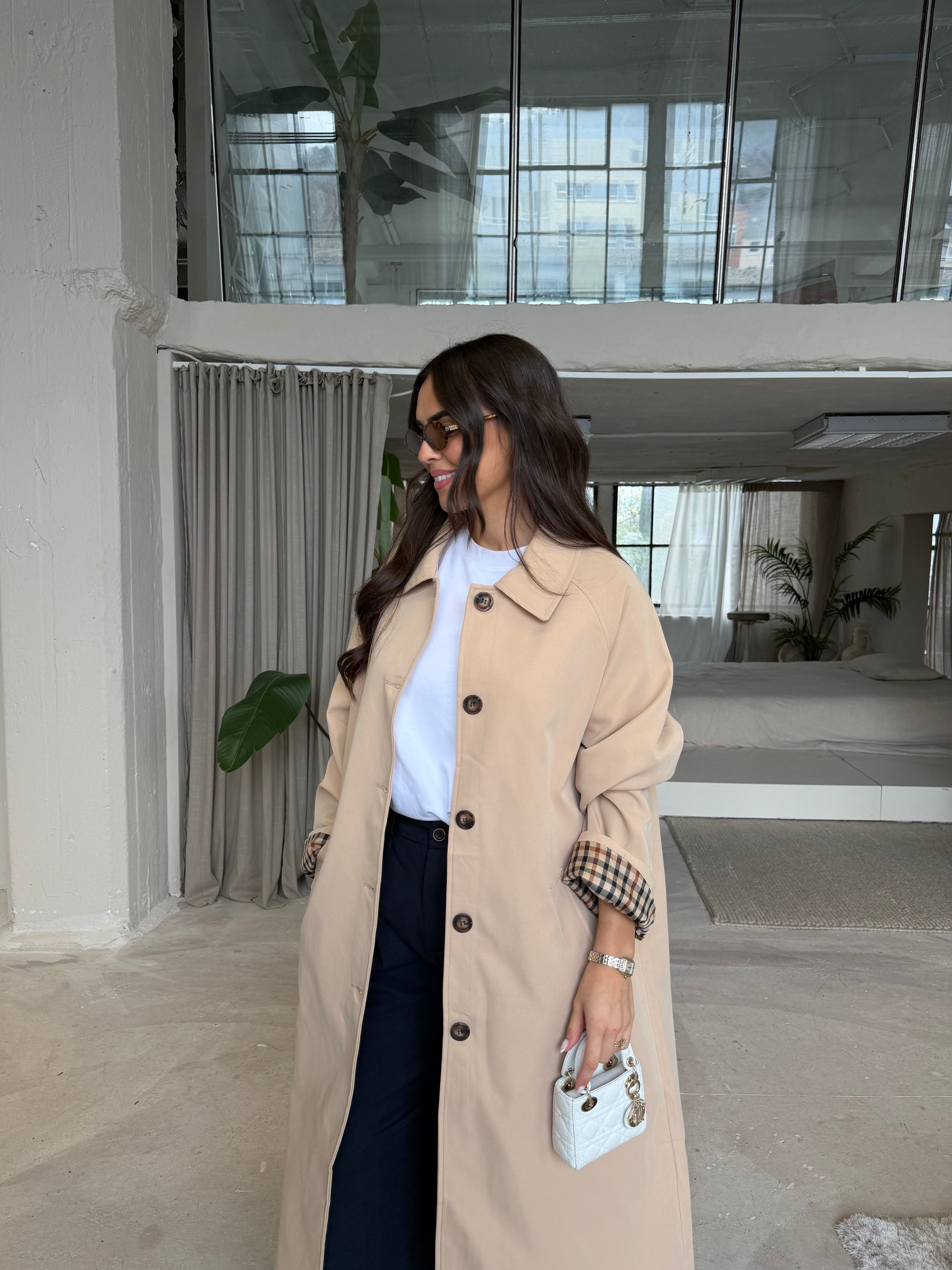 Trench long SESA beige (1290)