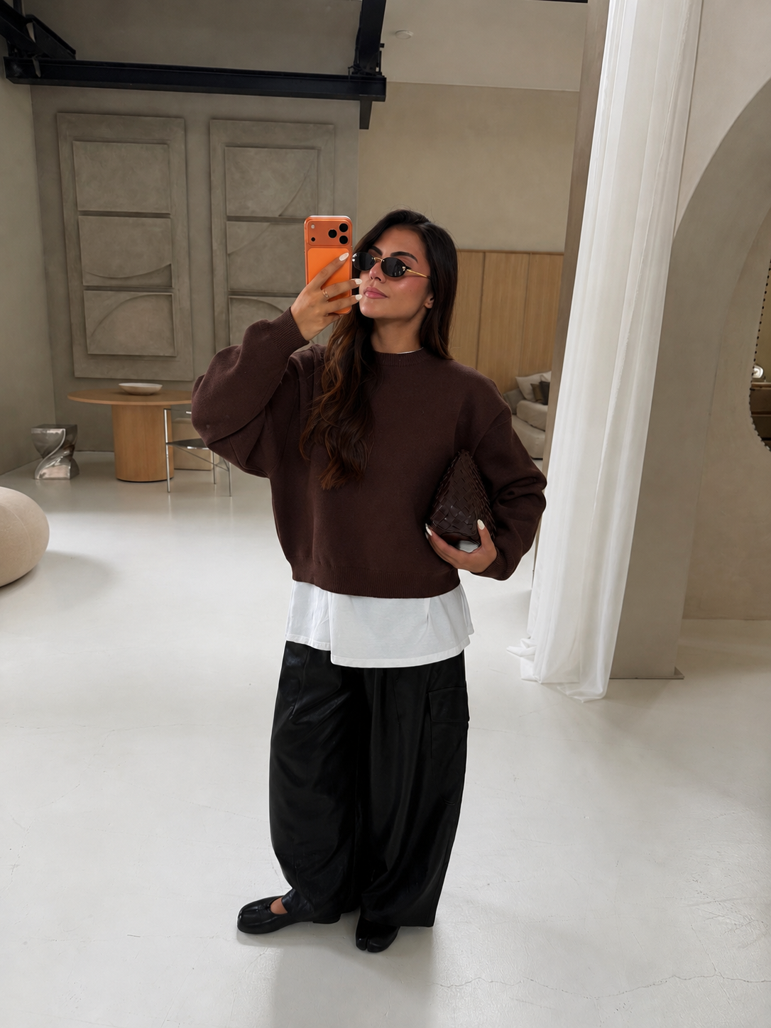 Pull NOA marron (LC267)